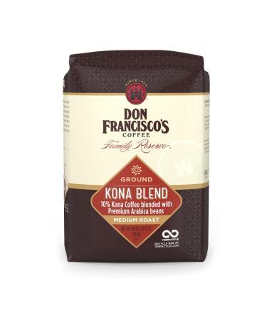 Don Francisco's Kona Blend, Medium Roast, Ground Coffee, 100% Arabica - 28 Ounce Bag Kona Blend Ground