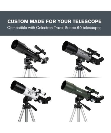 Celestron EclipSmart Safe Solar Eclipse Telescope Filter | ISO 12312-2 Compliant | Fits Travel Scope 60 | Observe Eclipses & Sunspots Safely - Buy Online on GoSupps.com