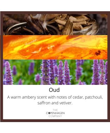 Luxury Scented Candle Gift for Women | Natural Wax Blend | 45 Hours Burn Time | Hotel Collection - Oud (7oz) by The Copenhagen Company - Buy Online on GoSupps.com