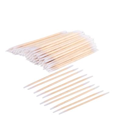 400 Cotton Swabs Double-Ended Cotton Swabs Cotton Swabs Safety Ear Cotton Swabs Pointed Shape Cotton Fungus Swabs Suitable for Ear Cleaning Beauty and Skin Care