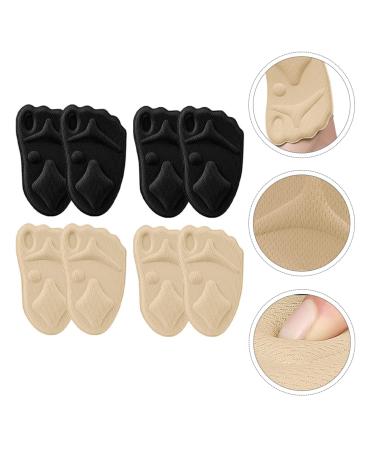 Beaupretty 4 Pairs High Heel Cushions - Soft Sponge Forefoot Pads & Insoles for Plantar Fasciitis Relief - Buy Online on GoSupps.com