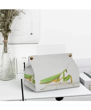 Tissue Box Cover Tissue Box Holder Green and Yellow Mantis Print Tissue Holder Travel Tissue Packs Facial Paper Holder Decorative Holder - Buy Online on GoSupps.com