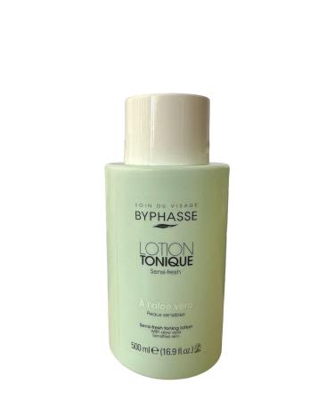 Byphasse LOT OF 2 - Sensi-fresh tonic lotion with aloe vera for sensitive skin - 500 ml - Sensitive skin