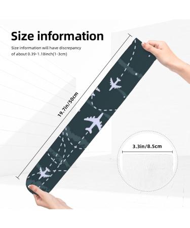 Travel Around the World Aircraft Routes Compression Socks | 15-20 mmHg Circulation Support for Men & Women | Ideal for Running & Cycling - Buy Online on GoSupps.com