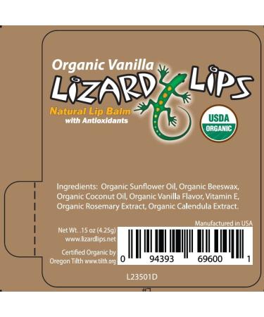 Lizard Lips USDA Certified Organic - 4 Flavor Variety Pack | Natural Lip Balm Sampler - Buy Online on GoSupps.com