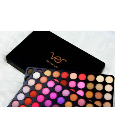VER Modern Portable Glamour Me 120 Shimmer Matte Eyeshadows Palette | Compact Mirror Included - Buy Online on GoSupps.com