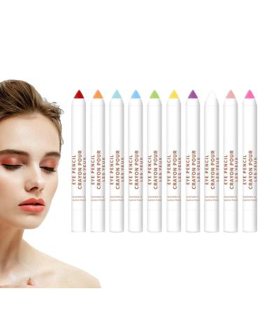Eyeshadow Stick Set - Waterproof Eyeshadow Pencil with | Highlighting Pigmented Shiny Eyeshadow Pencil Waterproof Classy for Shimmer Eye Sritob