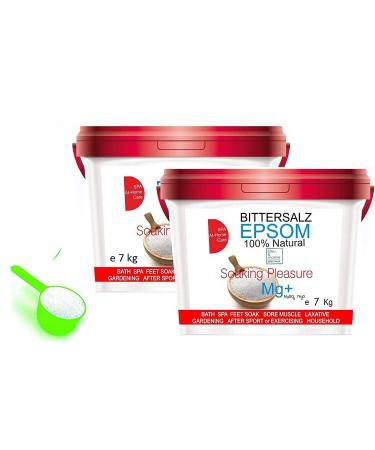 Organic Magnesium, Epsom Salt - Bath Salts and Tired Legs, Calluses, Muscle Recovery, Relaxation, Magnesium Skin Recharge, Ex