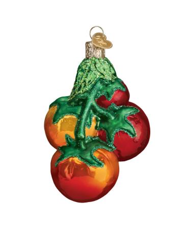 Old World Christmas TOMATOES ON VINE Ornament Ripened Red