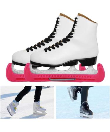 Adjustable Ice Skating Protection Skids for Ice Hockey Shoes | Pink Ice Blade Covers 31x6x1.8 cm - Buy Online on GoSupps.com