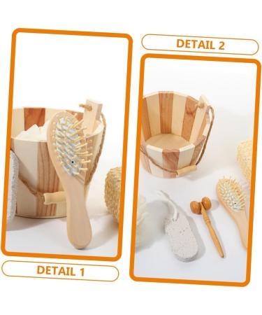 DOITOOL 1 Set Bath Accessories Bath Tool Kit Skin Care Kits Skin Care Tools Clipper Guards Hairbrushes for Woman Body Exfoliating Tool Scrubber Body Cleaning Kit Foot Wood Brush - Buy Online on GoSupps.com
