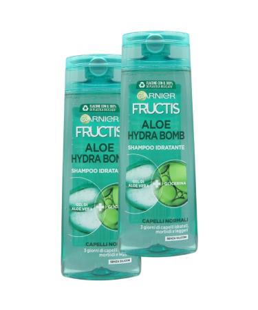 FEI FAN ALOE HYDRA BOMB Moisturizing Shampoo with Aloe Vera Gel & Hyaluronic Acid For Dehydrated Hair Silicone-Free 250ml (2 Bottles)
