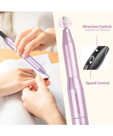 Electric Nail Drill Machine Professional 25000RPM | Manicure Pedicure Tool Kit for Acrylic & Gel Nails - 64 Piece Set - Buy Online on GoSupps.com