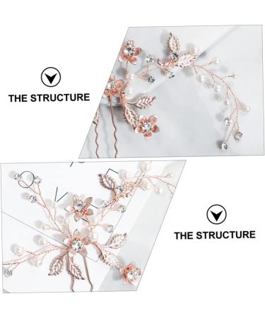 HONMEET Bridal Hair 1pc Handmade Hairpin Wedding Headpiece for Bride Hanfu Hair Accessories Wedding Hair Clip Metal Hair Clips Bowknot Hair Bride Hair Clips Fashionable Headdress Pearl - Buy Online on GoSupps.com