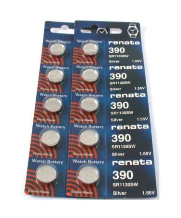 #390 Renata Watch Batteries 10Pcs