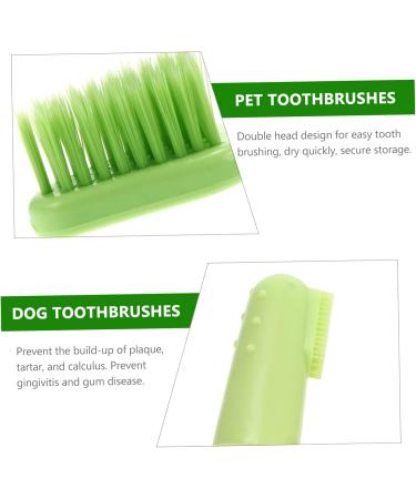 ORFOFE 1 Set Pet Toothbrush Kitten Toothbrushes Dog Toothbrush for Small Dogs Dog Toothpaste Pets Pp Green - Buy Online on GoSupps.com