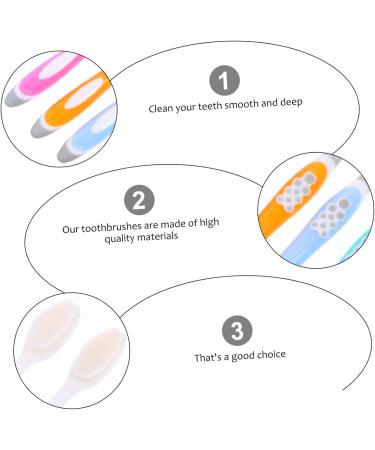 Beavorty Ultrafine Soft Travel Toothbrush Set - 4 Pack Brass Micro Nano Toothbrushes for Adults & Men - Optimal Oral Care - Buy Online on GoSupps.com