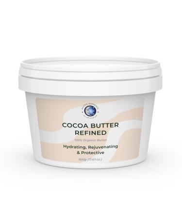 Mystic Moments Cocoa Butter Refined Organic - 100% Pure and Natural - 500g