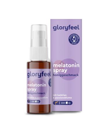 Melatonin Sleepspray - 220 nights quiet sleep - melatonin spray with delicious honey taste - 0.5 mg melatonin per daily dose - Sleep spray high and 100% vegan