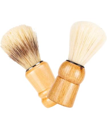 Minkissy 4-Piece Beard Brush Set | International Shipping - Solid Wood & Nylon Hairdresser Shaving Accessories - Buy Online on GoSupps.com