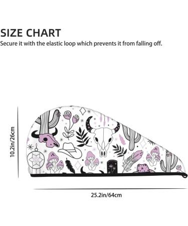 Super Absorbent Cowboy Microfiber Hair Towel Wrap for Women - Quick Dry Coral Velvet for Long Curly & Thick Hair - Buy Online on GoSupps.com