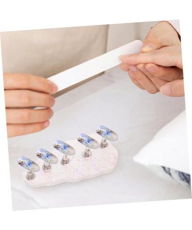 HONMEET 1 Set Nail Stuff for Acrylic Nails Nail Art Kits Nail Stands Nail Holder for Painting Nails Press on Nail Stand Fake Nail Holder Nail Practice Stand Magnet Portable Nail Set - Buy Online on GoSupps.com