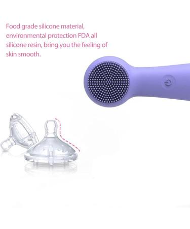 Silicone Cleansing Apparatus Electric Soft Silicone Cleansing Brush Waterproof Electric Face Cleansing Brush 3 Modes Deep Cleansing & Gentle Exfoliating for All Skin Types (Pink) - Buy Online on GoSupps.com
