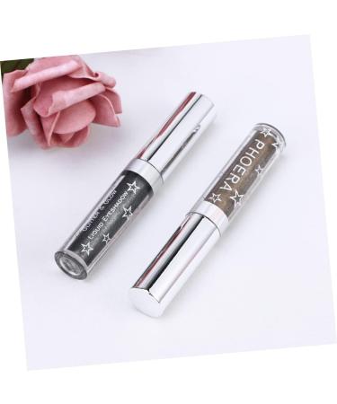 Balacoo Makeup Eyeshadow 2pcs Glitter Eyeshadow Women Makeup Glow Eye Powder Liquid Eyeshadow Eye Shadow Flash Glitter Eyeliner - Buy Online on GoSupps.com