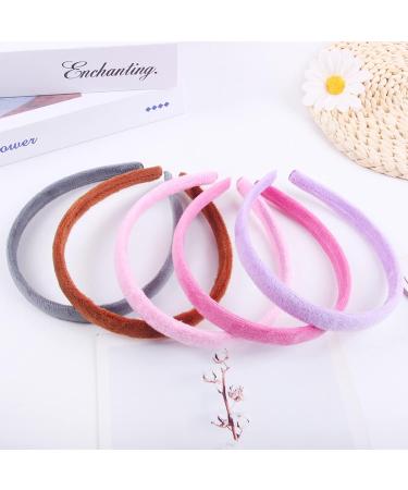 AlamnoFu 1.5cm Velvet Hairband for Girls - Vintage Classic DIY Craft Hair Accessories - Buy Online on GoSupps.com