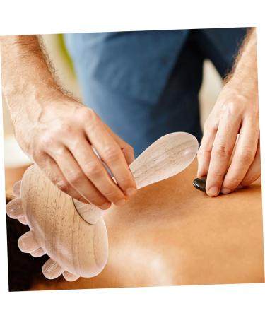 Fomiyes 2st Meridian Massage Brush & Wooden Scalp Comb | Antistatic Natural Wide Tooth Massage Tool for Relaxation - Buy Online on GoSupps.com