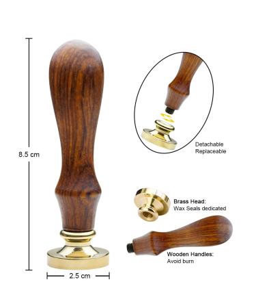 Medieval Initial Alphabet Wedding Invitation Wax Seal Stamp - Letter F - Buy Online on GoSupps.com