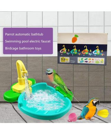 Petlex Bird Bath for Cage - Indoor Bird Bath Fountain & Shower Accessories for Parrots, Parakeets, Budgies, Cockatiels, Conures, and Small Birds - Buy Online on GoSupps.com