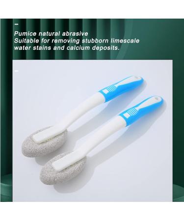 Pumice Stone Cleaning Brush - Hard Water Toilet Bowl Ring Remover for Home Sink Pool & Bathroom - Buy Online on GoSupps.com