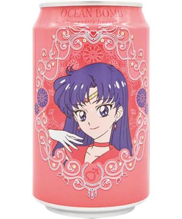 Sailor Moon & Y.H.B Ocean Bomb Sparkling Water Soft Drink Full Set 10 Flavours Collection (10 Cans Set) - Buy Online on GoSupps.com