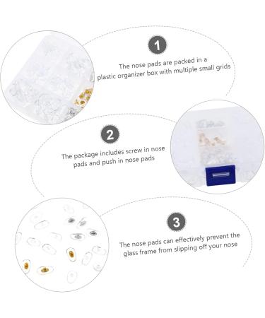 Buy Gleavi Glasses Nose Pad Kit - 150 Pairs Multi-Purpose Sunglasses & Eyeglasses Comfort Pads - Buy Online on GoSupps.com