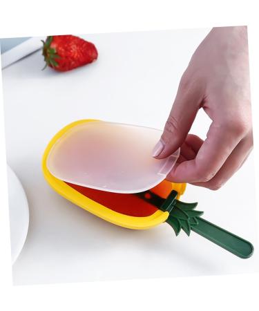 Alipis 4 Pcs Silicone Molds Friends Mold Fruit Silicone Ice Cream Molds Popsicle Container with Cover Mx2pcs As Shownx2pcs - Buy Online on GoSupps.com