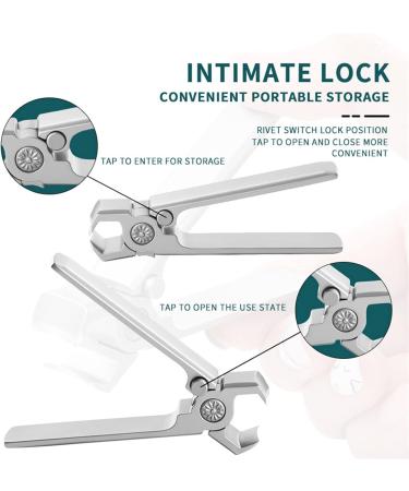 SVAASA Nail Clippers Wide Jaw Nail Clippers Stainless Steel Manicure Cutter Thick Hard Toenail Fingernail Scissors Trimmer Tools - Buy Online on GoSupps.com