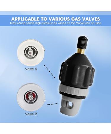 Spiral Air Plug Boston Valve for Inflatable Boat - Black | One-way Inflation Replacement Screw for Kayak, Raft, Pool Boat, Fishing Boats | Airbeds Accessory - Buy Online on GoSupps.com
