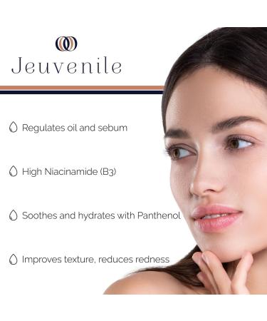 Jeuvenile Face Care Niacinamide Acid Serum Restores Balance Vitamin B3 skincare Radiant complexion Paraben-free for All Skin Types 30ml - Buy Online on GoSupps.com