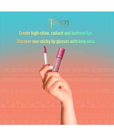 Juvia's Place Lip Reflect Non-Sticky Lip Gloss - Hydrating Long-Lasting Tinted Makeup for Glowy Lips - Kiss Me Shade 0.16oz - Buy Online on GoSupps.com