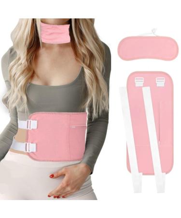 Hidovetec 2 pieces of castor oil pack for waist and neck skin-friendly adjustable reusable suitable for fifferent waist sizes leakage-proof (no-clinical oil included)  - Buy Online on GoSupps.com
