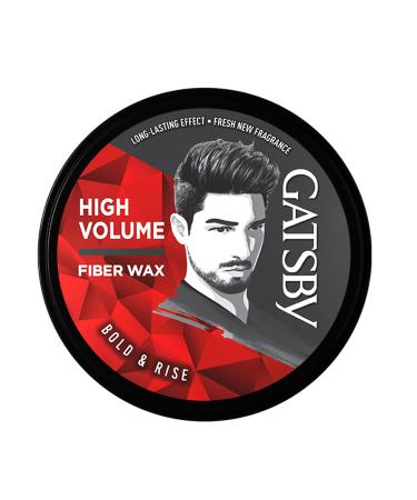 Gatsby Hair Styling Fibre Wax Bold and Rise  75g