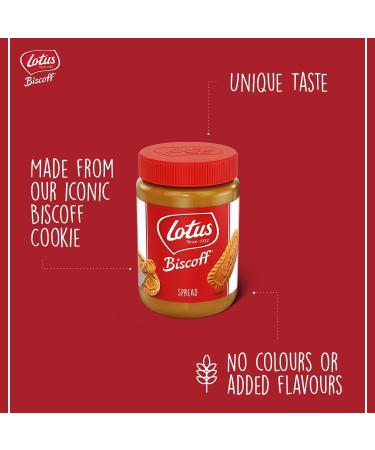 Lotus Biscoff Smooth-Sweet Spread | Indulge the Rich Creamy Flavour | Smooth & Delicious Biscoff-Spread | Vegan Friendly Nut Free - Pack of 1 x 400g - Buy Online on GoSupps.com