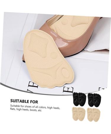 FOMIYES 12 Pairs High Heel Cushion Forefoot Pad - Metatarsal Insoles & Arch Support - Sweat Absorbent Stretch Fabric - International Shipping Available - Buy Online on GoSupps.com