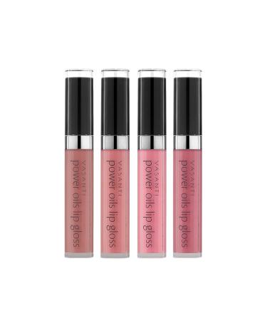 VASANTI Power Oils Lip Gloss - Full Coverage, Non-Sticky Shine, Lip Nourishing Oils - Paraben-Free, Vegan, Cruelty-Free (Super Mom) Nude Taupe Mauve - Buy Online on GoSupps.com