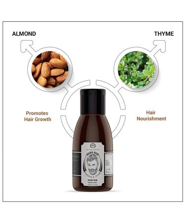 The Man Company Beard Care Set for Men | Almond & Thyme Oil Beard Wax & Dinums | Nourish & Strengthen Beard - 3 Pack - Buy Online on GoSupps.com