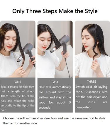 Updated Anti-Falling Hair Curler - Compatible with HD01 HD02 HD03 HD04 HD07 HD08 | Perfect for Hair Dryers | International Shipping Available - Buy Online on GoSupps.com