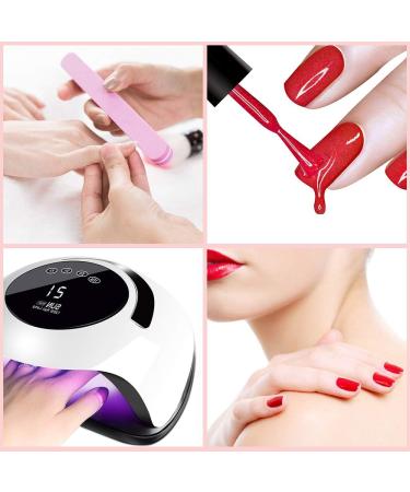 Buy Sinzon 120W Nail Dryer - Professional LED/UV Lamp with Touchscreen 4 Timers Auto Sensor & 33 LEDs for All Gel Nail Polish - Buy Online on GoSupps.com
