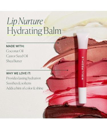 Well People Lip Nurture Hydrating Balm | Vegan Black Cherry Lip Balm for Moisture & Color | Soothes & Softens Lips - Buy Online on GoSupps.com