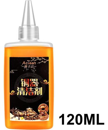 Brass Polish - 120ml Brass Tarnish Remover | Metal Polish for Copper Ornaments Copper Door Handles Copper Decorations Copper Tableware - Buy Online on GoSupps.com
